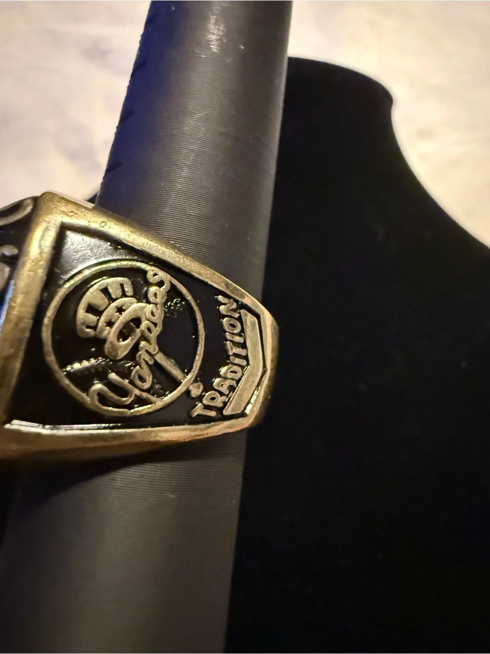 New York Champions Gold Tone and Blue Team Ring Walgreens